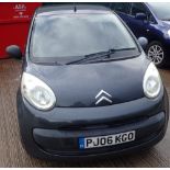 Citroen C1 PJ06 KGO 1.0L petrol five speed manual 87,000 miles on the clock MOT until 08.08.