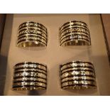 Wedgwood Vera Wang napkin rings