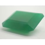 Jadeite lozenge cut jewellery stone 23.