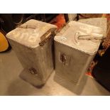 Two aircraft hot food storage containers 52 x 34 x 34 cm