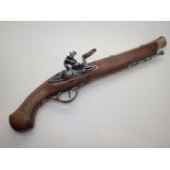 Reproduction flintlock pistol