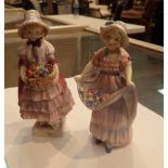 Two Royal Doulton figurines HN1502 and HN1485 both A/F