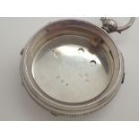 Sterling silver Chester hallmarked solid silver pocket watch case c1887