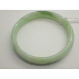 Green Jade bangle D: 6 cm