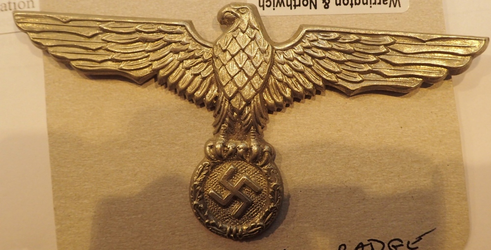 German Third Reich Officers cap badge - Image 3 of 3