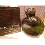 Halston 1-12 vintage aftershave lotion 235ml bottle appears new and boxed