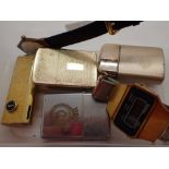 Five lighters including Zippo Hecate and two wristwatches