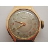 9ct gold Timor ladies wristwatch on an excalibur expanding bracelet