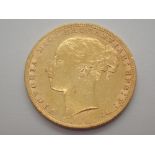 1876 young head Victoria full sovereign