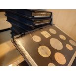 1993 - 1999 UK proof coin collection with certificates and cased