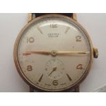 Vertex Revue Swiss 9ct gold gents wristwatch CONDITION REPORT: This item is working