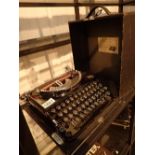 Cased Imperial Good Companion portable typewriter CONDITION REPORT: The item is in