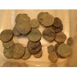 Box of Roman coinage