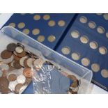 Collection of UK coins and Sandhill coin album mostly pre decimal 5 Kg