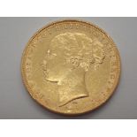 1879 young head Victoria full sovereign