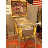 1977 Bally Lost World pinball machine CONDITION REPORT: Item illuminates but coin