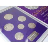 Pobjoy mint commemmorative sterling silver coin set limited edition with CoA