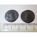 Two Roman coins with good condition