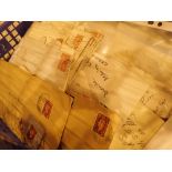 Large collection of vintage postal stamp