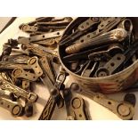 Tray of stair carpet fasteners