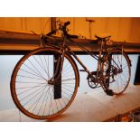 Ladies Raleigh five speed racing bike with stand and rack