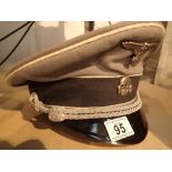 German military cap with reproduction badges