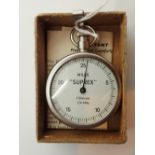 Stainless steel Miles Suprex stopwatch