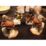 Four small Royal Doulton figurines all first quality CONDITION REPORT: No cracks,