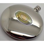 Boxed stainless steel Dalvey pocket flask