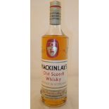 Bottle of Mackinlays Old Scotch whisky 70% proof 26 2/3 fl ozs