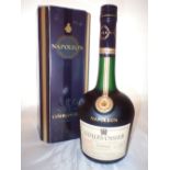 Bottle of Courvoisier Napolean cognac RRP £150.