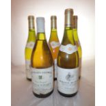 Four bottles of 2007 Domaine Du Puits Macon Villages and one bottle of 1994 Dorraine Macon Villages