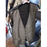 Two gents chequered waistcoats size L