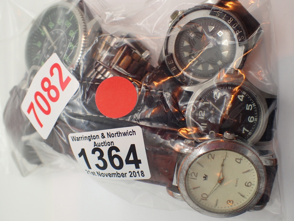 Collection of assorted gents wristwatches