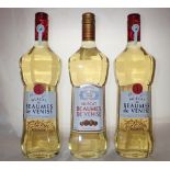 Three bottles of Muscat de Beaumes de Venise