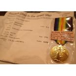 WWI Victory medal to a casualty in the Royal Engineers