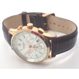 Sekonda gold plated chronograph wristwatch with new battery fitted