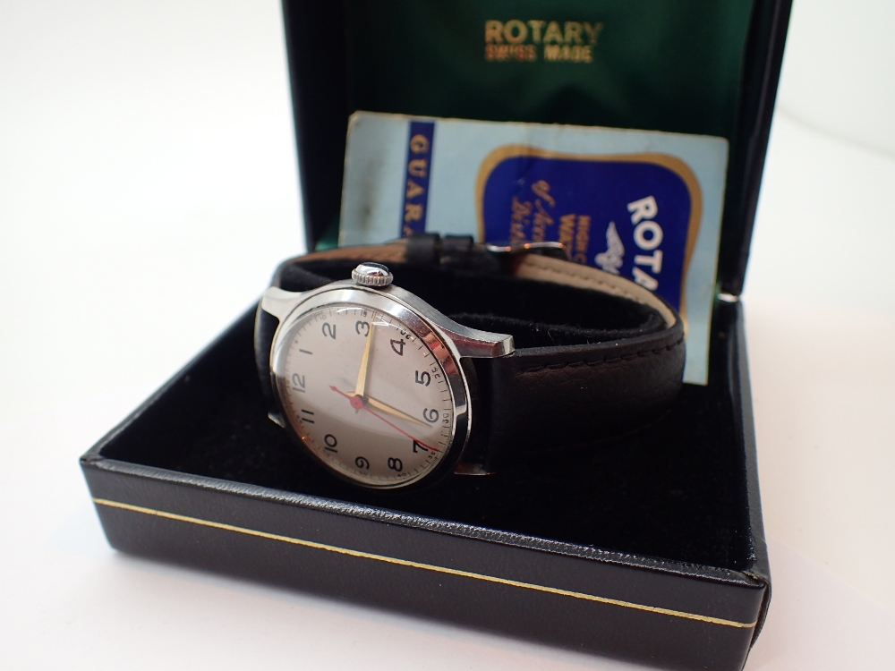 Gents boxed Rotary vintage mechanical wristwatch
