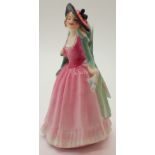 Royal Doulton Mirabel figurine M68 CONDITION REPORT: No cracks,