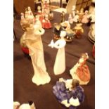 Four Royal Doulton figurines all first quality CONDITION REPORT: No cracks,