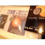 1999 Eclipse memorabillia including newspaper video first day covers etc