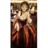 Large Royal Doulton figurine Margery HN 1413 CONDITION REPORT: There is crazing