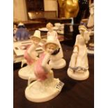 Four Royal Doulton figurines Nursery Rhyme series all seconds quality CONDITION REPORT: