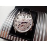 Gents new and boxed Junkers wristwatch Iron Annie JU 52