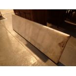 Large marble fireplace base 138 x 37 x 5 cm