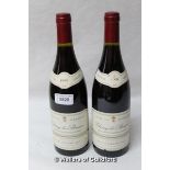 Two bottles of Chorey les Beaune 1999 from Bourgogne