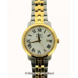 *Gentlemen's Rotary Les Originales wristwatch, circular cream dial, with Roman numerals and date