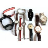 *Selection of ten mixed wristwatches, including Skagen, Bulova, Fitbit (Lot subject to VAT)