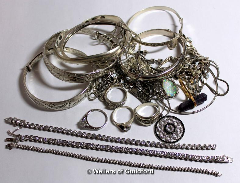 *Selection of mostly silver jewellery, gross weight 268 grams (Lot subject to VAT)