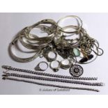 *Selection of mostly silver jewellery, gross weight 268 grams (Lot subject to VAT)